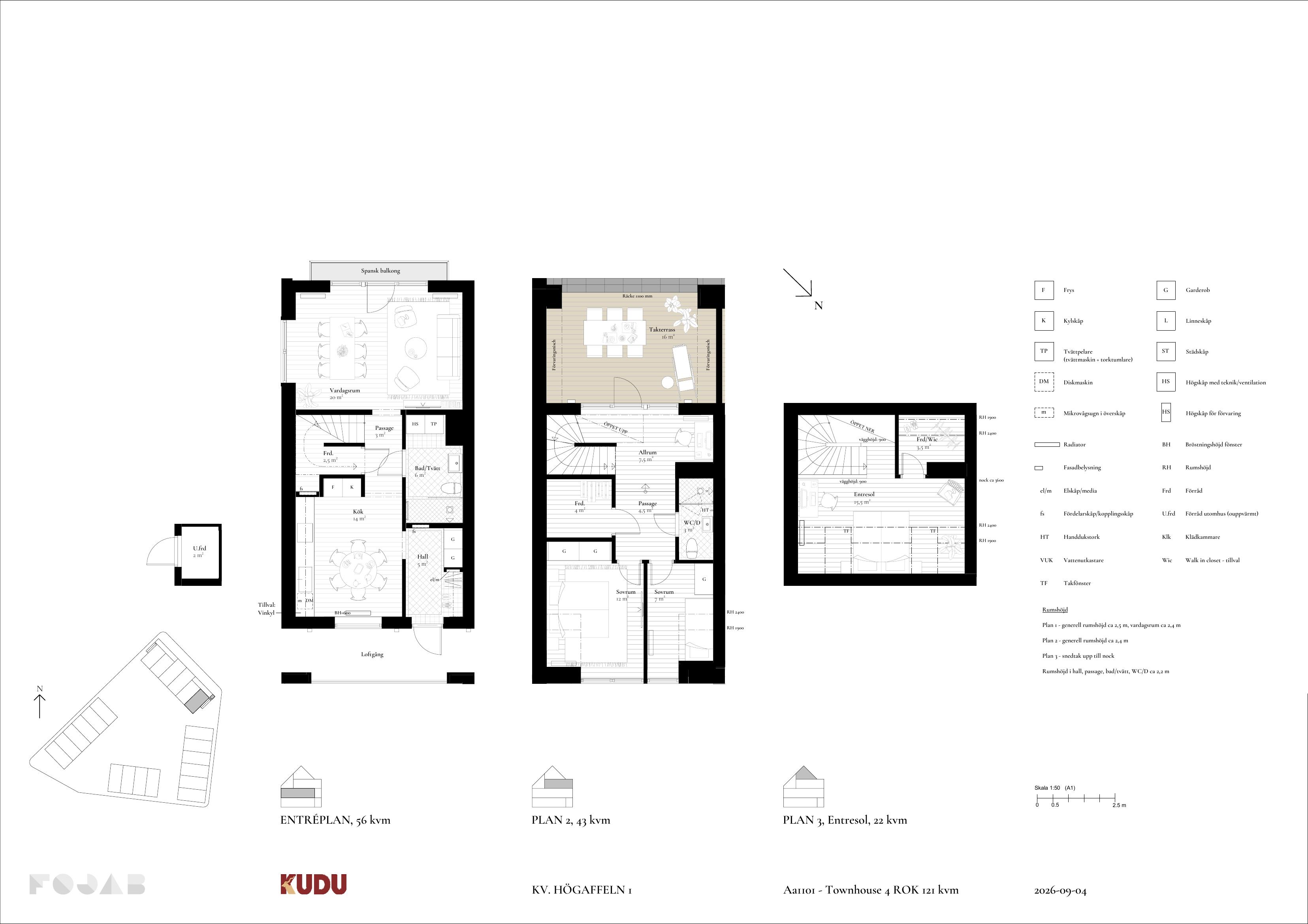 Planlösning Townhouse